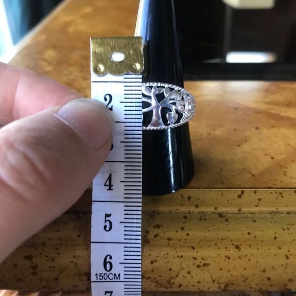 Tree of Life Sterling Silver Ring - Picture 4 of 8